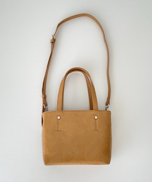 CANAL JEAN(キャナルジーン)の「smileyranna フェイクレザートートバッグ(トートバッグ・レディース・ベージュ/サックスブルー・ONE SIZE)」の14枚目の写真