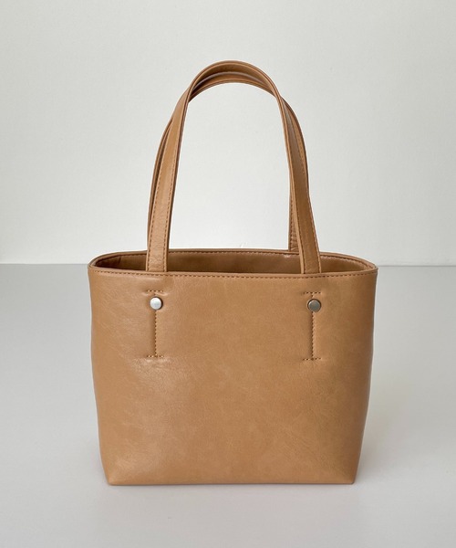 CANAL JEAN(キャナルジーン)の「smileyranna フェイクレザートートバッグ(トートバッグ・レディース・ベージュ/サックスブルー・ONE SIZE)」の11枚目の写真