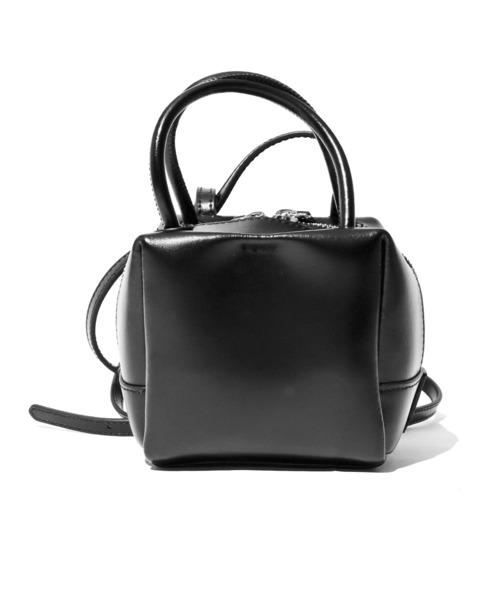 YAHKI（ヤーキ）の「YAHKI/ヤーキ OFT W FACE BAG-1 レザーショルダーバッグ（ショルダーバッグ・レディース・ライラック/ベージュ/ブラック/プラム・ONE SIZE）」の5枚目の写真