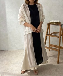 【apres jour clair】バイカラーシアーワンピース【ZOZOTOWN限定アイテム】