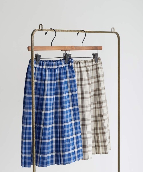 devirock(デビロック)の「チェック柄 プリーツ ロングスカート(スカート・キッズ・イエロー/グリーン/その他3/その他4/その他5・110cm/100cm/120cm/130cm/140cm/150cm/160cm)」の11枚目の写真