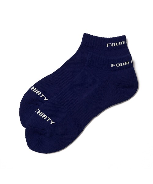 430(フォーサーティ)の「【430】CM LOGO SHORT SOX(ソックス/靴下・メンズ・ブラック/ネイビー/オフホワイト/カーキ・FREE)」の4枚目の写真