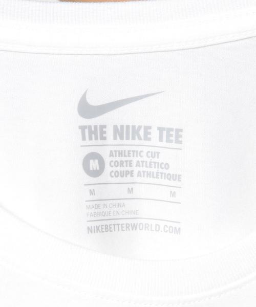 green label relaxing（グリーンレーベルリラクシング）の「[ナイキ] NIKE フローラルスウッシュ TEE（Tシャツ/カットソー・メンズ・ホワイト/グレー・SMALL/MEDIUM/LARGE）」の12枚目の写真