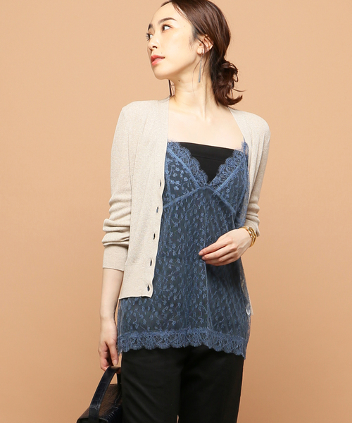 IENA LA BOUCLE Sophie Hallette/レースキャミ009 IENA LA BOUCLE Sophie Hallette/レースキャミ009 IENA LA