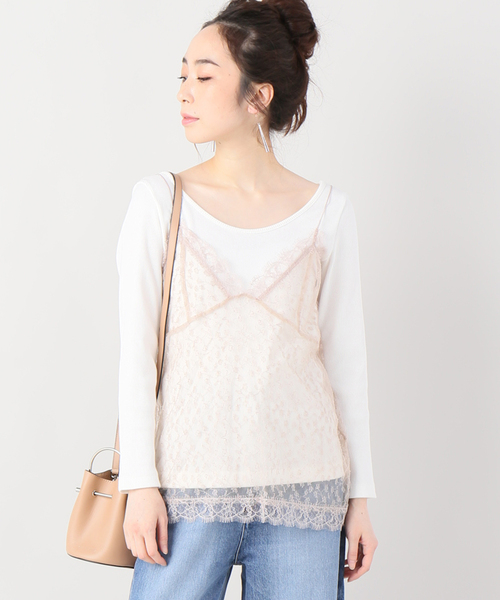 IENA LA BOUCLE Sophie Hallette/レースキャミ009
