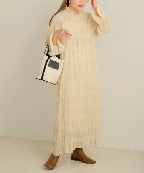 Bab（バブ）の「配色ステッチハンドバッグ（ハンドバッグ・レディース・ライトグリーン/モカ/ブラック系その他/アイボリー/ブラック・ONESIZE）」の19枚目の写真