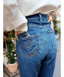 EVRIS | ウエストデザインポケットフレアパンツ(デニムパンツ)
