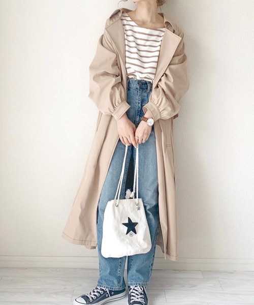 chocomee（チョコミー）の「chocomeeトレンチ【ベージュ】（トレンチコート・レディース・ベージュ・ONESIZE）」の7枚目の写真