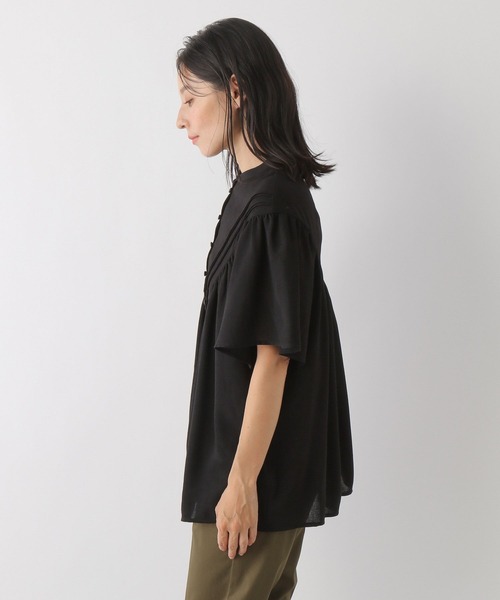 LEPSIM(レプシィム)の「Vネックヨークキリカエブラウス 345654(シャツ/ブラウス・レディース・ブラック/オフホワイト/オレンジ・FREE)」の12枚目の写真