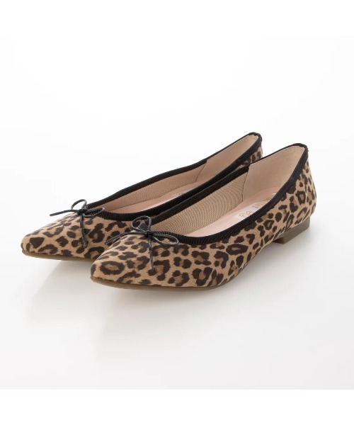 Launa lea ballet(ラウナレア バレエ)の「大人気レオパード柄 ポインテッドトゥバレエシューズ(B4102A)(バレエシューズ・レディース・レオパード・22.5cm/23.5cm/24.5cm/25.5cm/23.0cm/24.0cm/25.0cm/26.0cm/21.5cm/22.0cm)」の3枚目の写真