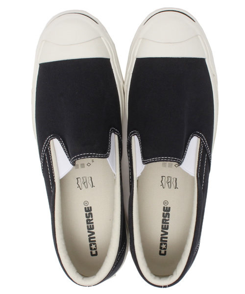 SHIPS（シップス）の「CONVERSE: 『JACK PURCELL』 スリッポン（スニーカー・メンズ・ブラック/ホワイト・9/9.5/8.5）」の7枚目の写真
