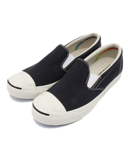 SHIPS（シップス）の「CONVERSE: 『JACK PURCELL』 スリッポン（スニーカー・メンズ・ブラック/ホワイト・9/9.5/8.5）」の5枚目の写真