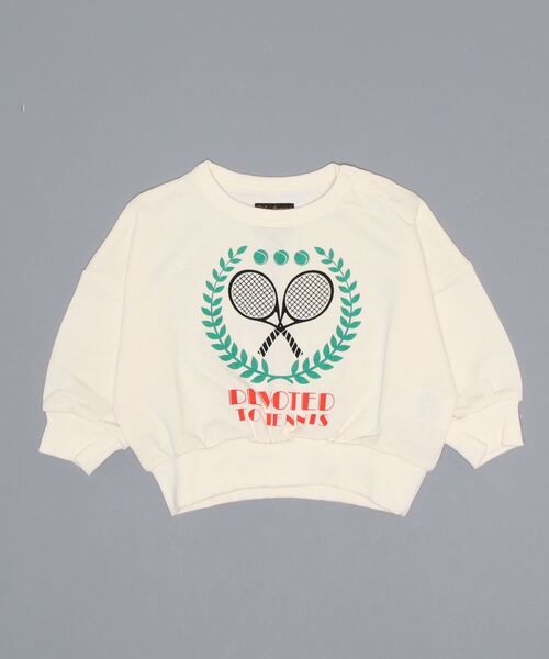 Life Support Products（ライフサポートプロダクツ）の「ウラケプリントトレーナー（80～150cm）（スウェット・キッズ・ホワイト/ブラック/ベージュ/オフホワイト/マスタード/カーキ/パープル/レッド/杢グレー/チャコール・90/100/110/120/80/130/95/140/150）」の18枚目の写真