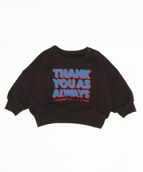 Life Support Products（ライフサポートプロダクツ）の「ウラケプリントトレーナー（80～150cm）（スウェット・キッズ・ホワイト/ブラック/ベージュ/オフホワイト/マスタード/カーキ/パープル/レッド/杢グレー/チャコール・90/100/110/120/80/130/95/140/150）」の15枚目の写真