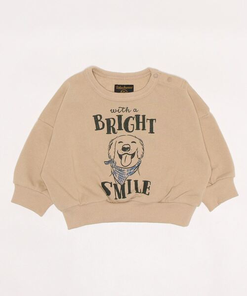 Life Support Products（ライフサポートプロダクツ）の「ウラケプリントトレーナー（80～150cm）（スウェット・キッズ・ホワイト/ブラック/ベージュ/オフホワイト/マスタード/カーキ/パープル/レッド/杢グレー/チャコール・90/100/110/120/80/130/95/140/150）」の20枚目の写真