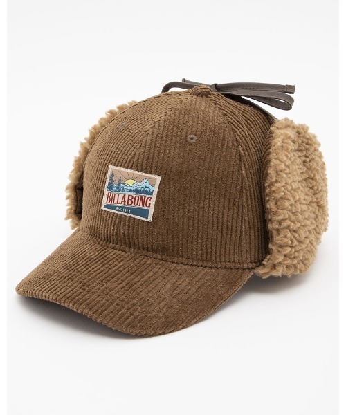 BILLABONG(ビラボン)の「BILLABONG レディース 【A/Div.】 ADIV TRAPPER CAP トラッパーキャップ 【2022年秋冬モデル】/ビラボンコーデュロイ帽子(キャップ・レディース・ブラック/ブラウン/オフホワイト・FREE)」の8枚目の写真