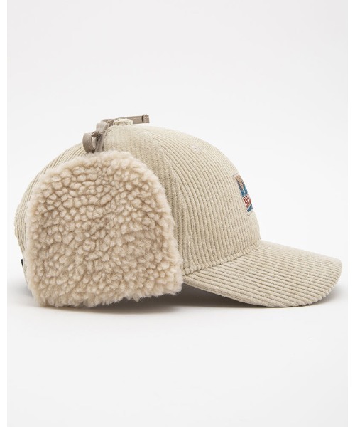 BILLABONG(ビラボン)の「BILLABONG レディース 【A/Div.】 ADIV TRAPPER CAP トラッパーキャップ 【2022年秋冬モデル】/ビラボンコーデュロイ帽子(キャップ・レディース・ブラック/ブラウン/オフホワイト・FREE)」の9枚目の写真