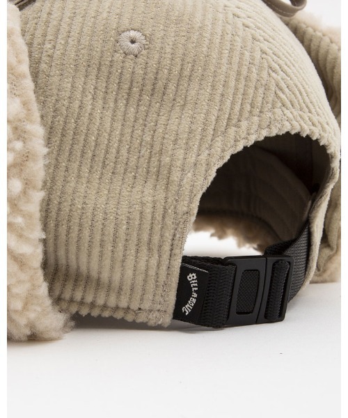 BILLABONG(ビラボン)の「BILLABONG レディース 【A/Div.】 ADIV TRAPPER CAP トラッパーキャップ 【2022年秋冬モデル】/ビラボンコーデュロイ帽子(キャップ・レディース・ブラック/ブラウン/オフホワイト・FREE)」の7枚目の写真