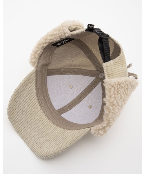 BILLABONG(ビラボン)の「BILLABONG レディース 【A/Div.】 ADIV TRAPPER CAP トラッパーキャップ 【2022年秋冬モデル】/ビラボンコーデュロイ帽子(キャップ・レディース・ブラック/ブラウン/オフホワイト・FREE)」の5枚目の写真