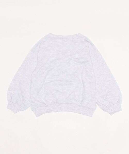 ANAP kids（アナップキッズ）の「かすれプリントミニ裏毛トレーナー（スウェット・キッズ・ライトグレー/スミクロ/ブラウン・130cm/110cm/120cm/100cm）」の17枚目の写真