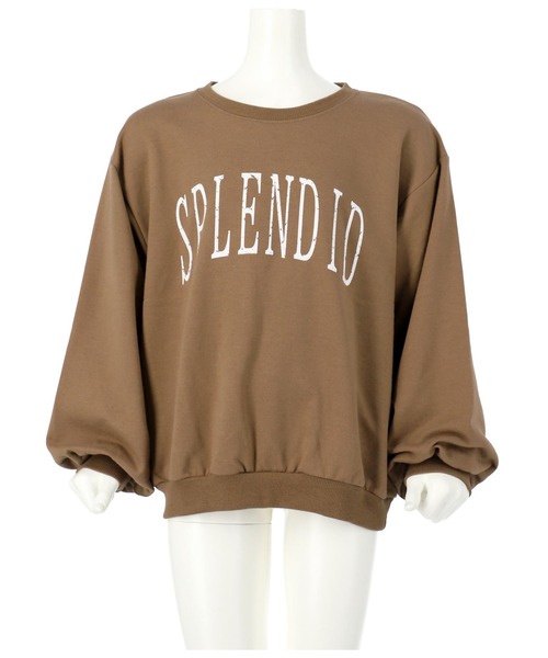 ANAP kids（アナップキッズ）の「かすれプリントミニ裏毛トレーナー（スウェット・キッズ・ライトグレー/スミクロ/ブラウン・130cm/110cm/120cm/100cm）」の10枚目の写真