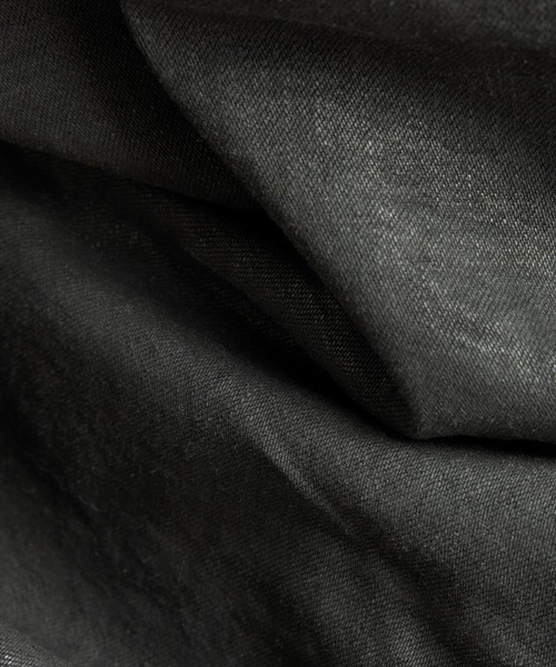 G-STAR（ジースター）の「DENIM PEACOAT/レザーライクコーティング加工ブラックデニムピーコート（ピーコート・メンズ・グレー系その他・SMALL/LARGE/MEDIUM）」の7枚目の写真