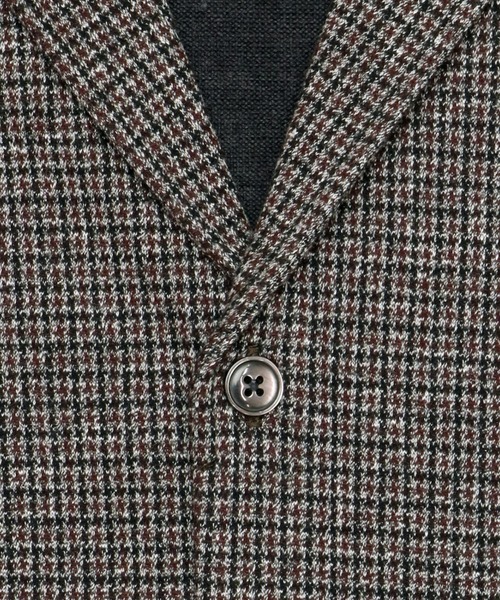 TOKYO SHIRTS(トウキョウシャツ)の「前身カットラペル ニットジレ(ベスト・メンズ・グレー・M/L/LL/XL)」の3枚目の写真