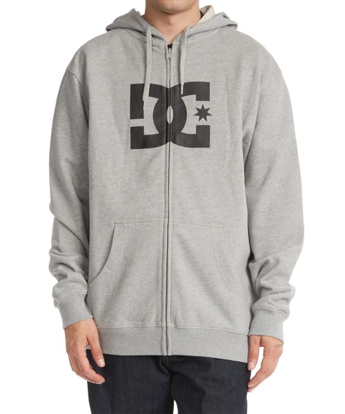 DC パーカー グレー Lサイズ DC SHOES（ディーシーシューズ）の「DC STAR ZH/DCジップアップ