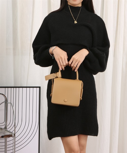 MAISON DE THERESE(メゾン ド テレーズ)の「2点セット ノースリーブミニワンピース/ニットトップス(ワンピース・レディース・ブラック/ホワイト/ライトブラウン・FREE)」の20枚目の写真