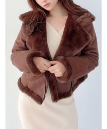 フェイクムートンブルゾン【セットアップ着用可能】