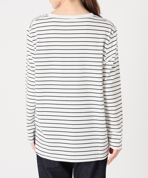 SLOBE IENA（スローブイエナ）の「オーガニックコットンラウンドテールロンTEE（Tシャツ/カットソー・レディース・ホワイト系その他/ホワイト・FREE）」の19枚目の写真