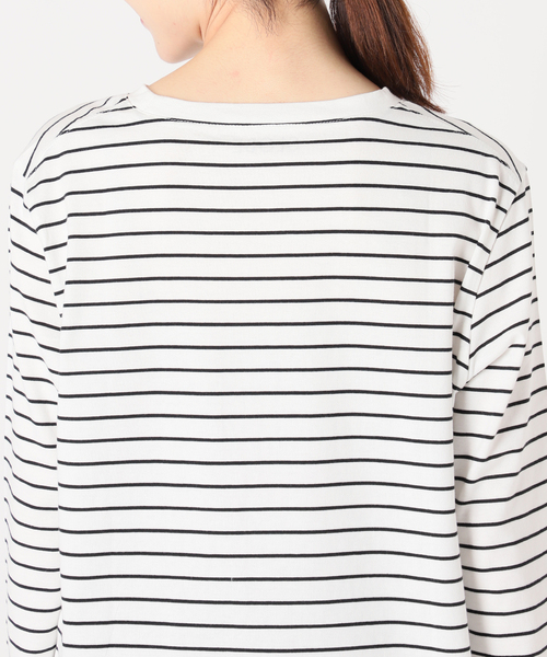 SLOBE IENA（スローブイエナ）の「オーガニックコットンラウンドテールロンTEE（Tシャツ/カットソー・レディース・ホワイト系その他/ホワイト・FREE）」の21枚目の写真