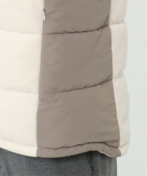 ikka(イッカ)の「sorona(R) コンビ中綿ベスト(ダウンベスト・メンズ・ブラック/ベージュ・M/L/XL/S)」の11枚目の写真
