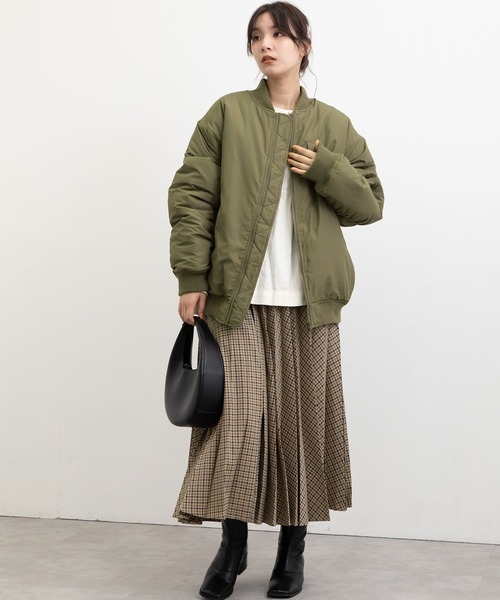 POU DOU DOU(プードゥドゥ)の「アコーディオンプリーツスカート(スカート・レディース・ブラウン/グリーン・3)」の20枚目の写真