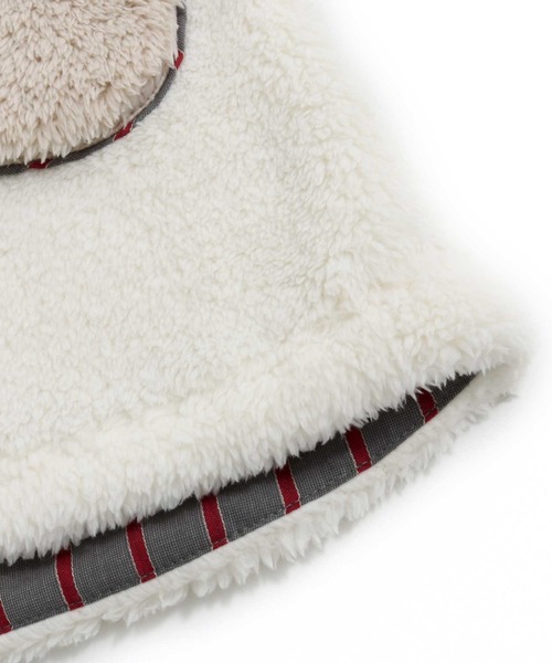 RAGMART（ラグマート）の「ファーパッチワークワンピース（ワンピース・キッズ・ブラック/アイボリー・80ｃｍ/90cm/95cm）」の17枚目の写真