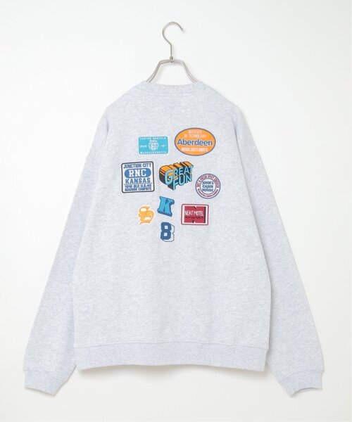 VENCEEXCHANGE(ヴァンスエクスチェンジ)の「ランダムワッペン刺繍付きスウェット(スウェット・メンズ・グレー系その他/ブラック/グリーン/イエロー・M/L)」の19枚目の写真