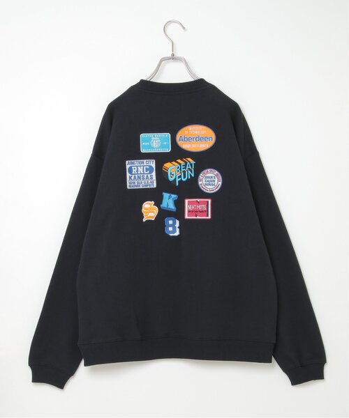 VENCEEXCHANGE(ヴァンスエクスチェンジ)の「ランダムワッペン刺繍付きスウェット(スウェット・メンズ・グレー系その他/ブラック/グリーン/イエロー・M/L)」の20枚目の写真