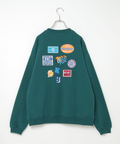 VENCEEXCHANGE(ヴァンスエクスチェンジ)の「ランダムワッペン刺繍付きスウェット(スウェット・メンズ・グレー系その他/ブラック/グリーン/イエロー・M/L)」の21枚目の写真