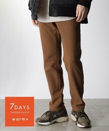 THE SHOP TK  | 【ON/OFF兼用で毎日穿ける】7DAYS WARMテーパードパンツ(その他パンツ)