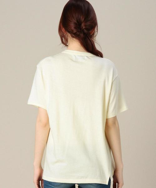 BEAUTY&YOUTH UNITED ARROWS（ビューティーアンドユースユナイテッドアローズ）の「BY AMERICANA プリントポケットTEE　◆（Tシャツ/カットソー・レディース・ホワイト/クリーム/ネイビー・フリー）」の7枚目の写真