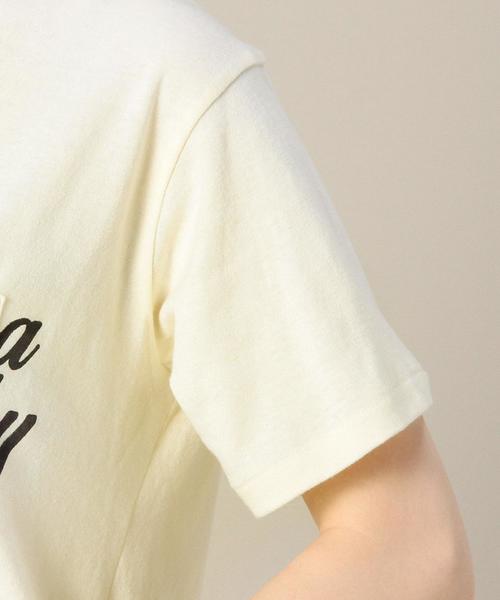 BEAUTY&YOUTH UNITED ARROWS（ビューティーアンドユースユナイテッドアローズ）の「BY AMERICANA プリントポケットTEE　◆（Tシャツ/カットソー・レディース・ホワイト/クリーム/ネイビー・フリー）」の13枚目の写真