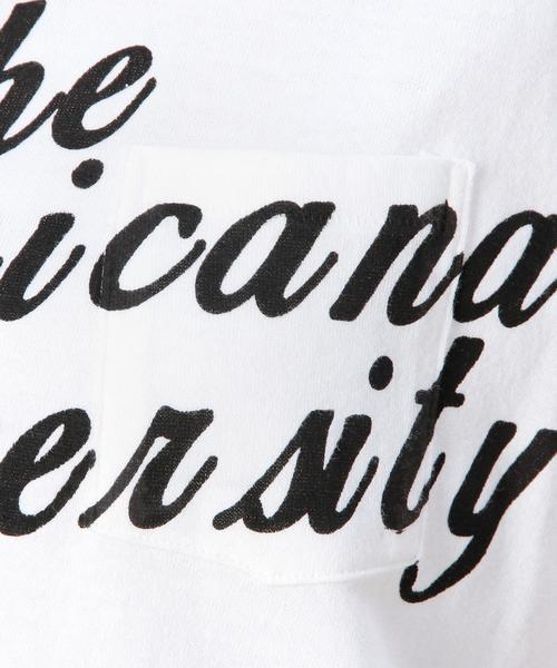 BEAUTY&YOUTH UNITED ARROWS（ビューティーアンドユースユナイテッドアローズ）の「BY AMERICANA プリントポケットTEE　◆（Tシャツ/カットソー・レディース・ホワイト/クリーム/ネイビー・フリー）」の10枚目の写真