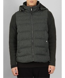 renoma HOMME（レノマオム）の「レノマ オム ニット切替 フード脱着 
