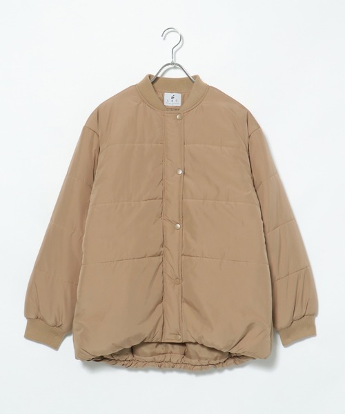 LBC(エルビーシー)の「中綿リブブルゾン(ブルゾン・レディース・ネイビー/ベージュ/ライトブラウン・M/L)」の14枚目の写真