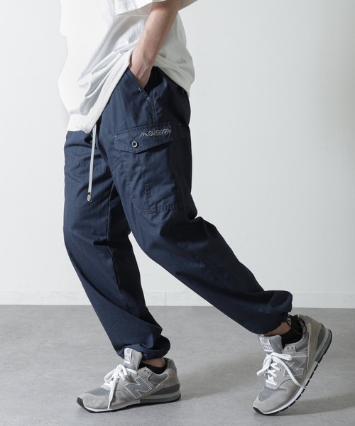 OUTDOOR PRODUCTS（アウトドアプロダクツ）の「【OUTDOOR PRODUCTS】25SS新色追加 TCウェザー 裏メッシュ クライミング カーゴパンツ（カーゴパンツ・メンズ・ブラック/ベージュ/チャコール/ライトカーキ/ベージュ系/ネイビー/オリーブ/ブルー・X-LARGE/MEDIUM/LARGE）」の7枚目の写真