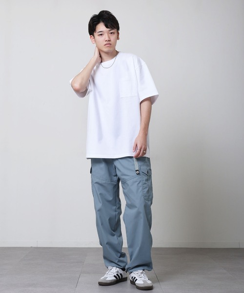 OUTDOOR PRODUCTS（アウトドアプロダクツ）の「【OUTDOOR PRODUCTS】25SS新色追加 TCウェザー 裏メッシュ クライミング カーゴパンツ（カーゴパンツ・メンズ・ブラック/ベージュ/チャコール/ライトカーキ/ベージュ系/ネイビー/オリーブ/ブルー・X-LARGE/MEDIUM/LARGE）」の21枚目の写真