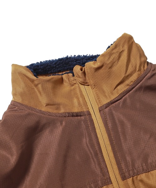 F.O.KIDS（エフオーキッズ）の「F.O.KIDS/エフオーキッズ リバーシブルボアジャケット（ブルゾン・キッズ・パープル/オレンジ/カーキ/キナリ/ネイビー・140/120/130）」の13枚目の写真