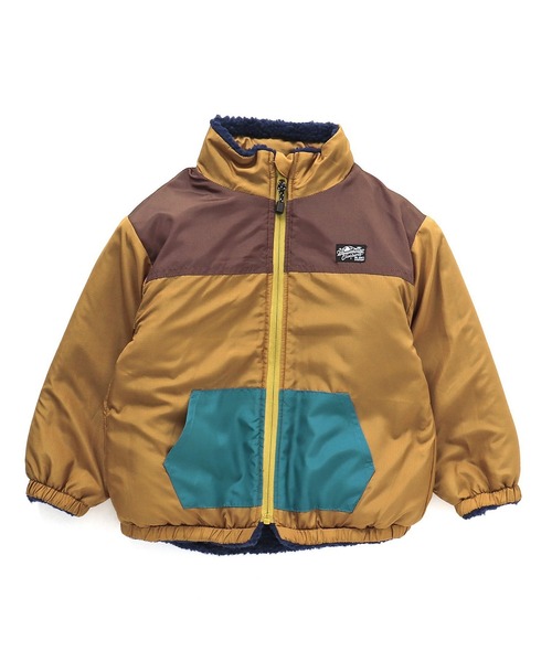 F.O.KIDS（エフオーキッズ）の「F.O.KIDS/エフオーキッズ リバーシブルボアジャケット（ブルゾン・キッズ・パープル/オレンジ/カーキ/キナリ/ネイビー・140/120/130）」の22枚目の写真