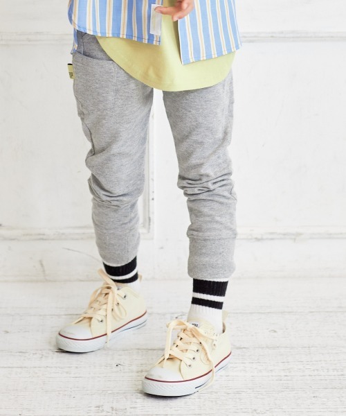 MAKE YOUR DAY（メイクユアデイ）の「ラウンドカットソーパンツ■80～140cm（スウェットパンツ・キッズ・ブルー/ネイビー/グレー・140/100/110/120/130/90/80）」の13枚目の写真