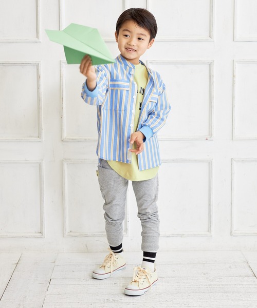 MAKE YOUR DAY（メイクユアデイ）の「ラウンドカットソーパンツ■80～140cm（スウェットパンツ・キッズ・ブルー/ネイビー/グレー・140/100/110/120/130/90/80）」の14枚目の写真